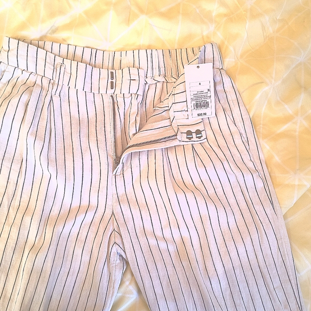 Linen dress pants
